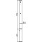 Barrier posts | Steel tube  76 x 2,6 mm | removable, with Euro profile cylinder lock | hot-dip galvanized | without eyelet